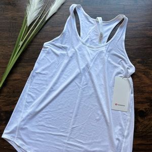 LuLuLemon Essentials Pleated Tank White